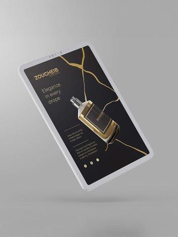 Website design for Zougheib Perfume
